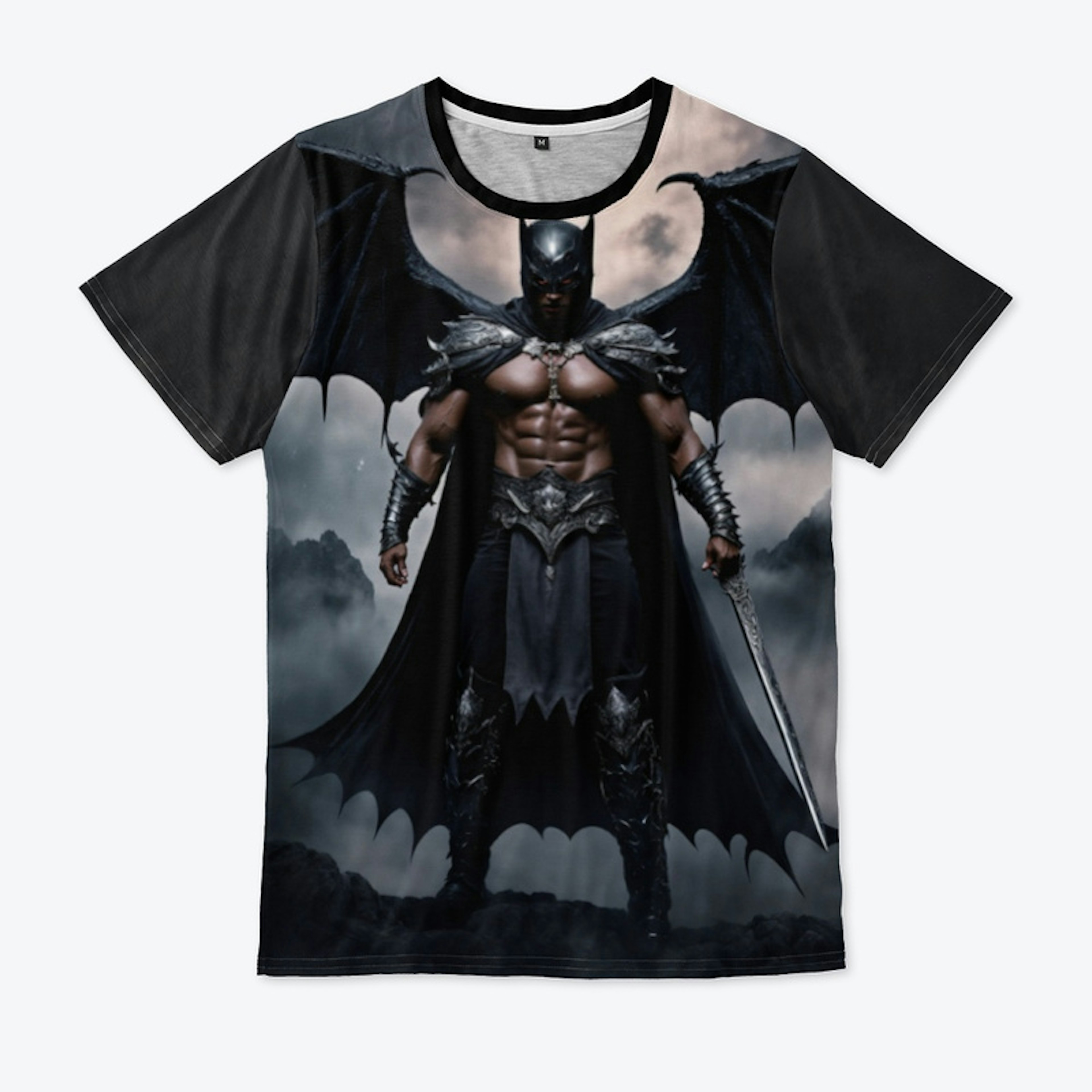 Strong Muscular Evil Black Vampire
